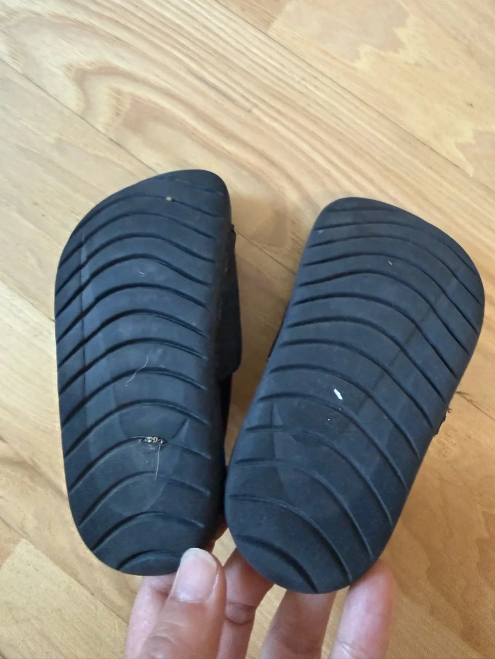Nike Kawa Toddler Slides Sandals Black Size 8C